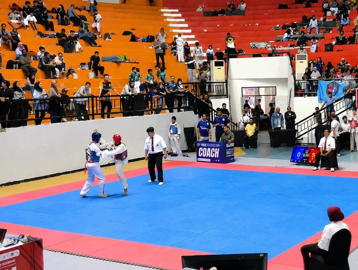 Bima Arief Maulana latihan taekwondo